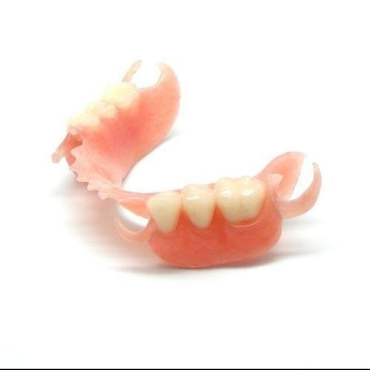 "Nesbit bridge", Flipper Upper and Lower Set of Affordability Flexible Valplast Customized Partial Denture (Pink, Valplast)